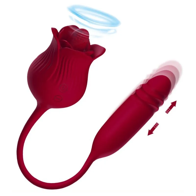 MyPlayToys Stimulateur et Vibro Dwich Rose
